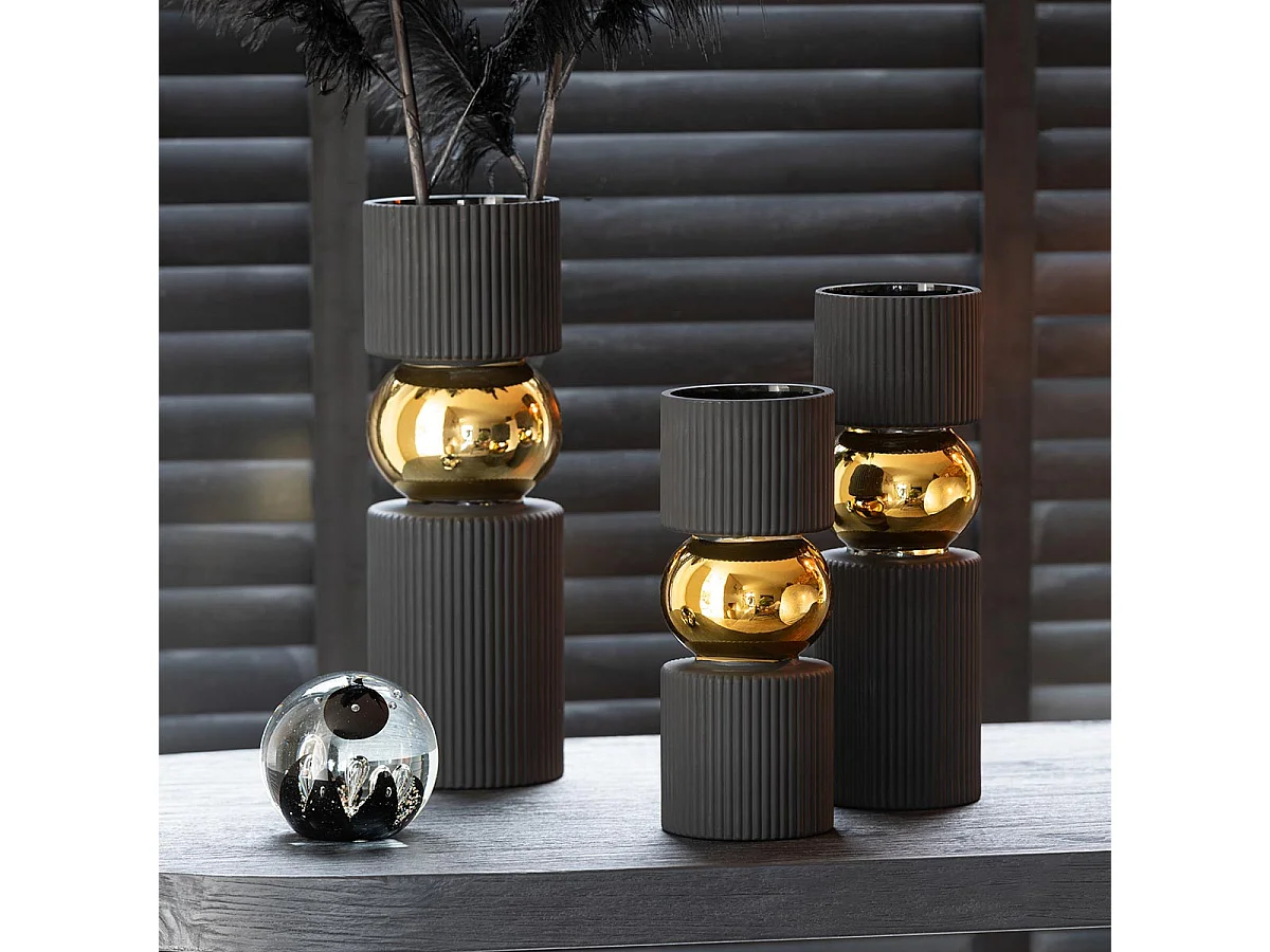 Presse-Papier en Verre "Magic" 10cm Noir