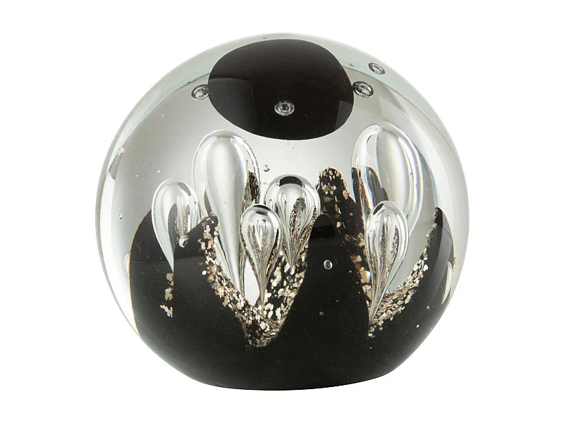 Presse-Papier en Verre "Magic" 10cm Noir