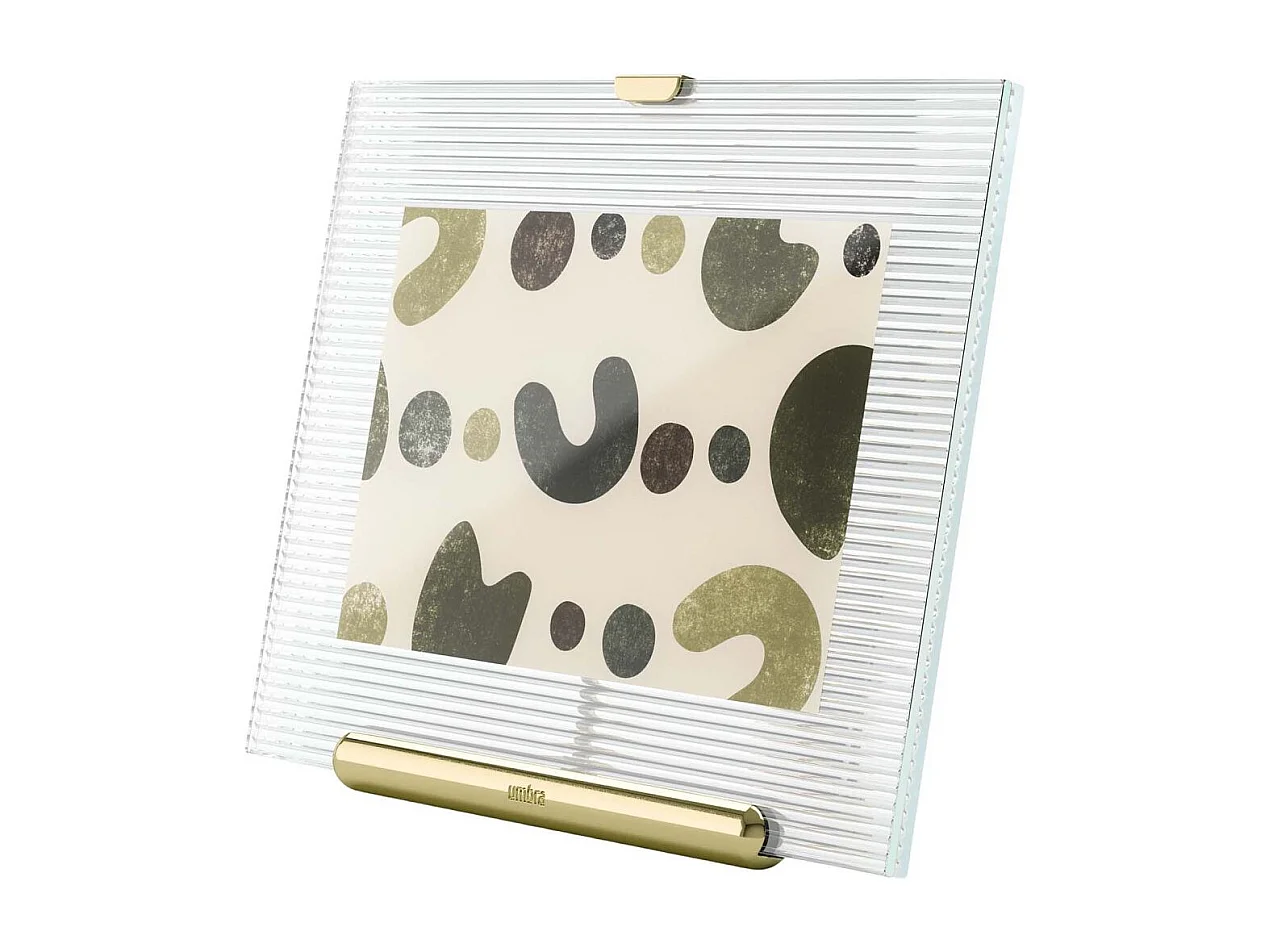 Flute Cornice portafoto Ottone