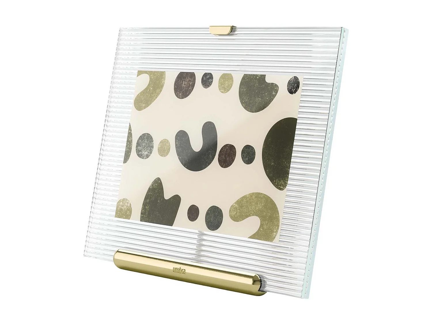 Flute Cornice portafoto Ottone