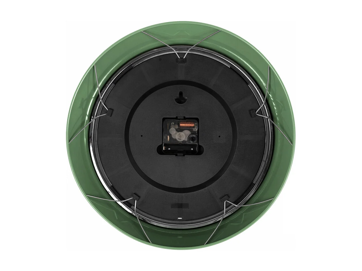 Horloge murale Modern Retro D34cm Vert  Present Time