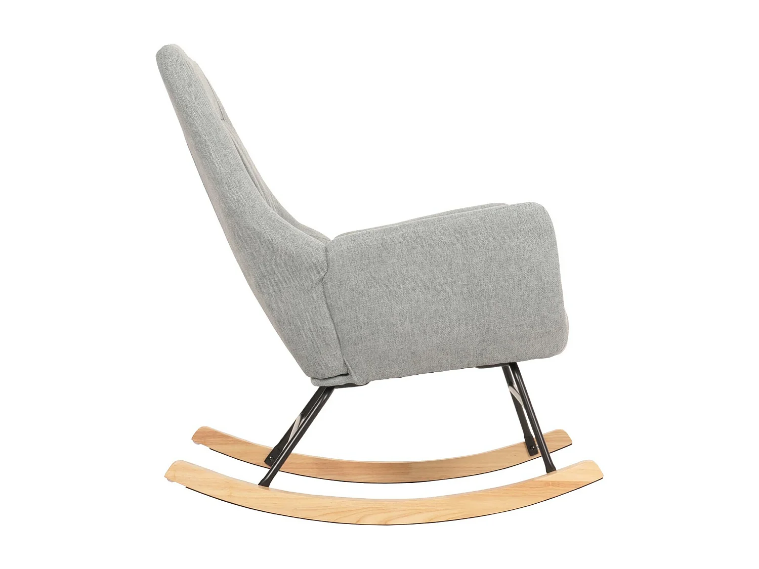 Chaise à bascule MCW-N13,  gris-vert