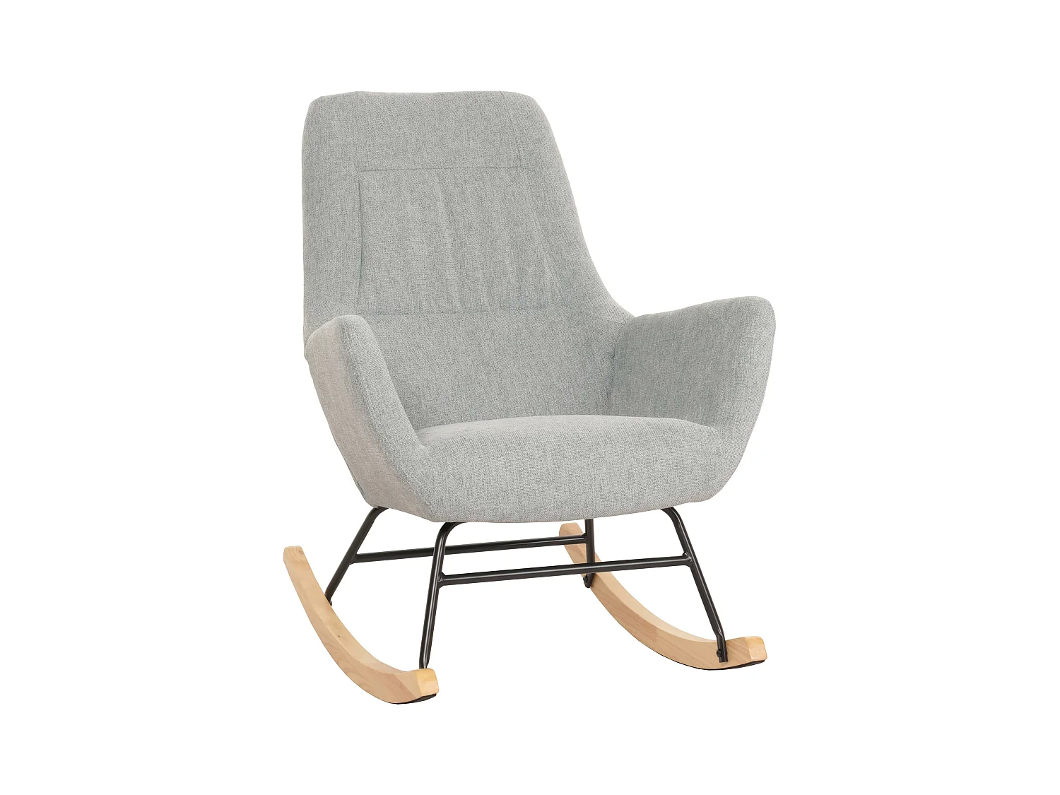 Chaise à bascule MCW-N13,  gris-vert