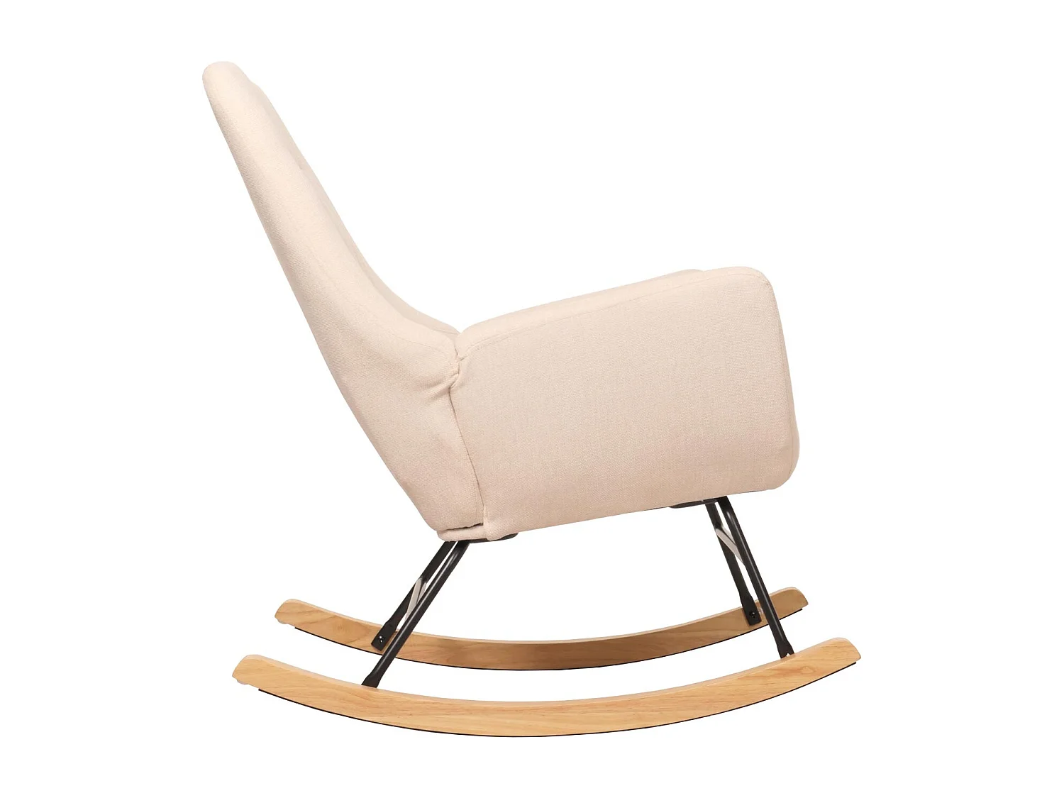 Schommelstoel MCW-N13,  crème
