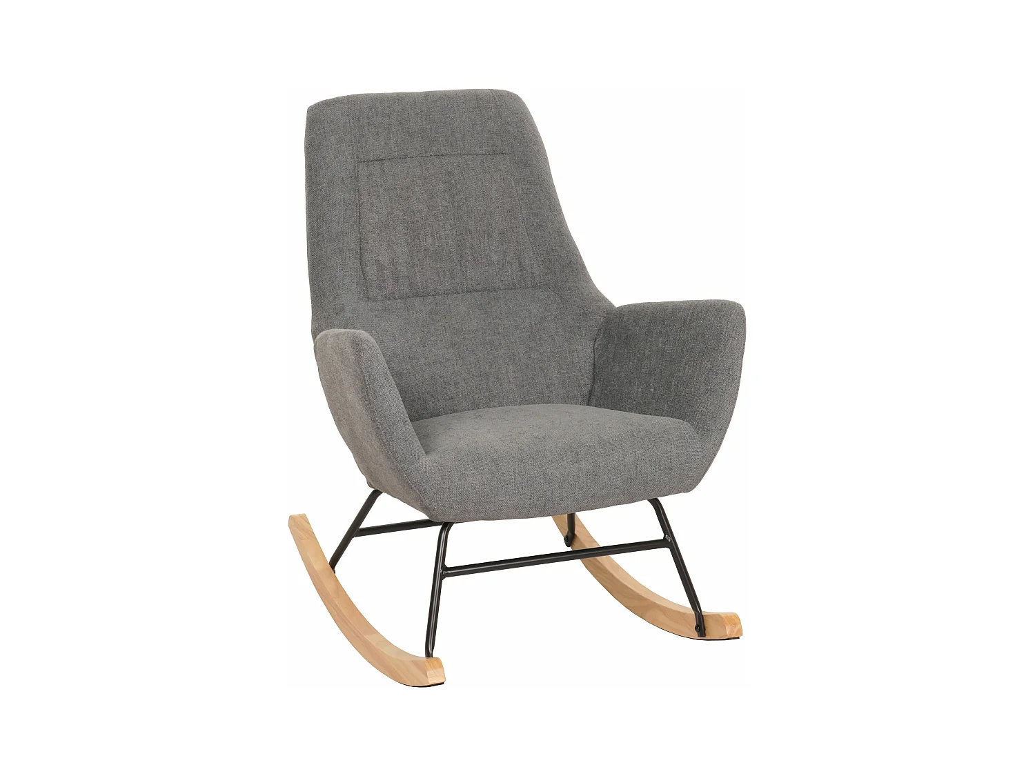Chaise à bascule MCW-N13,  gris foncé