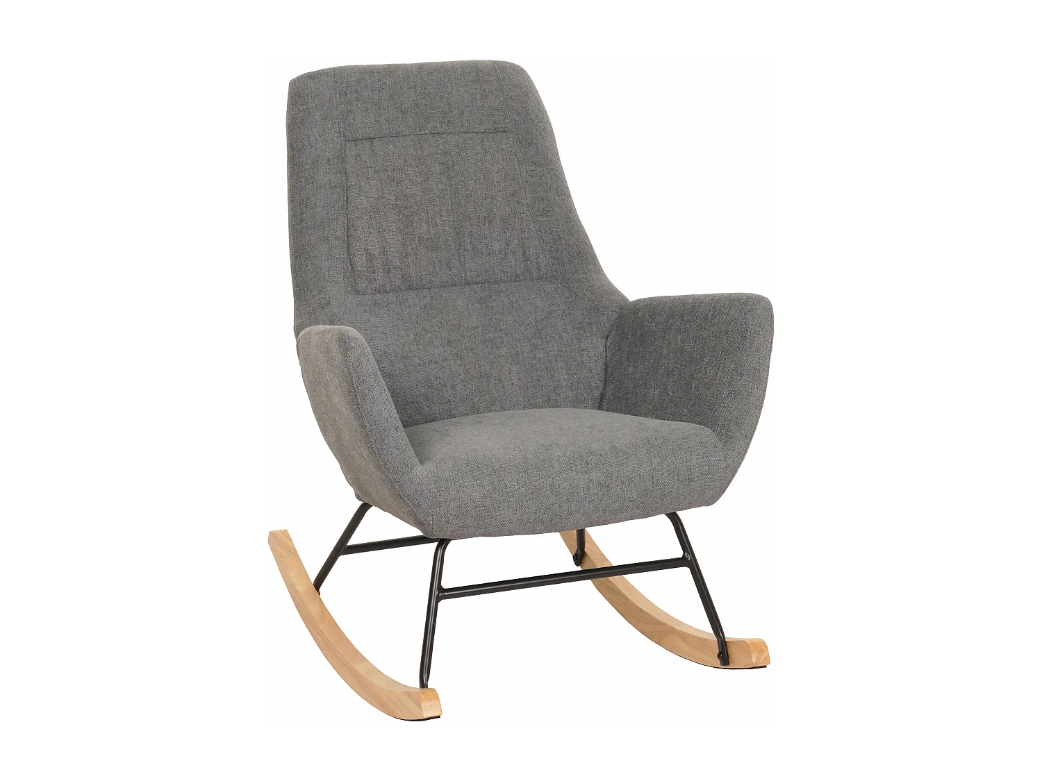 Chaise à bascule MCW-N13,  gris foncé
