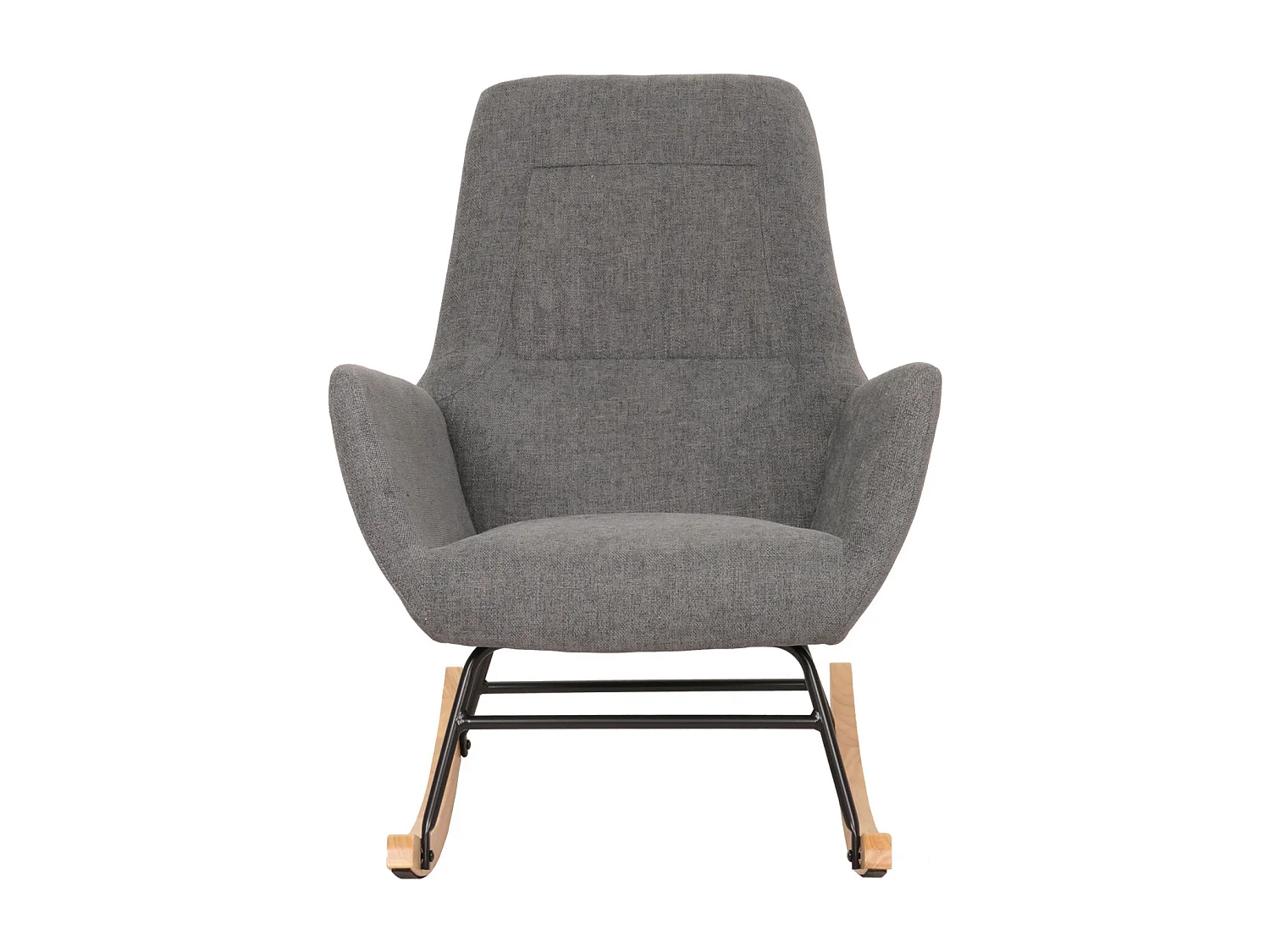 Chaise à bascule MCW-N13,  gris foncé