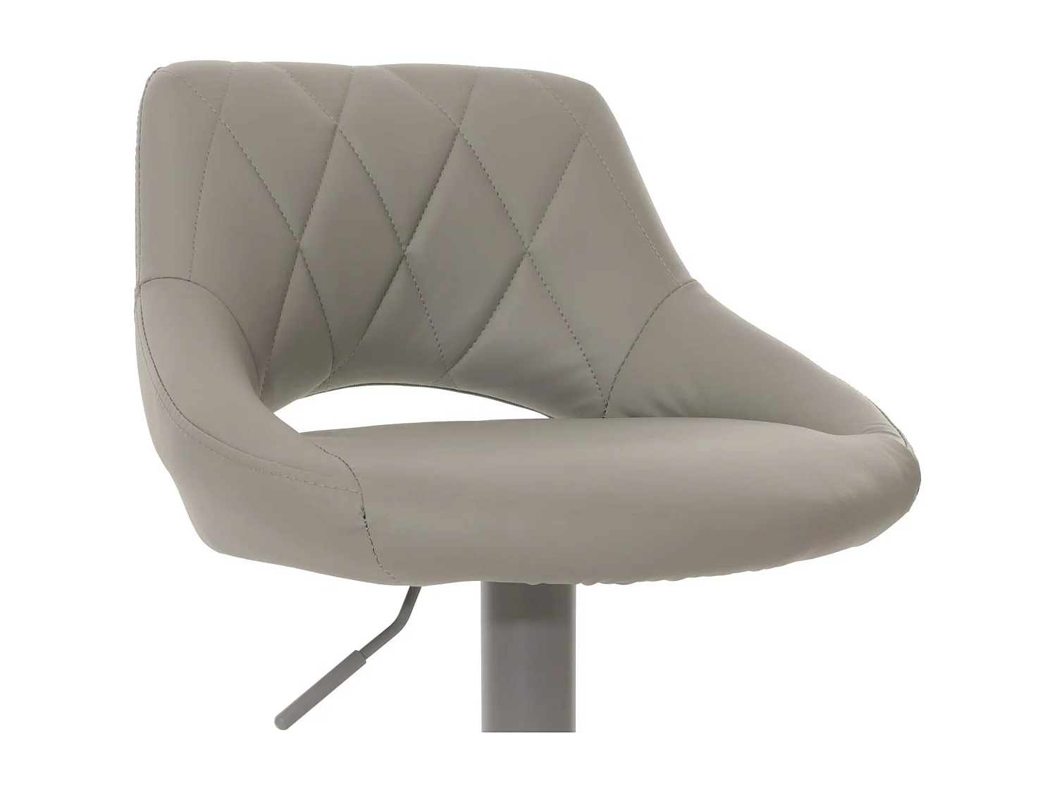 Lot de 2 tabourets de bar MCW-N64,  gris