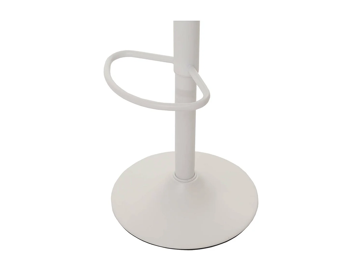 Lot de 2 tabourets de bar MCW-N64,  blanc