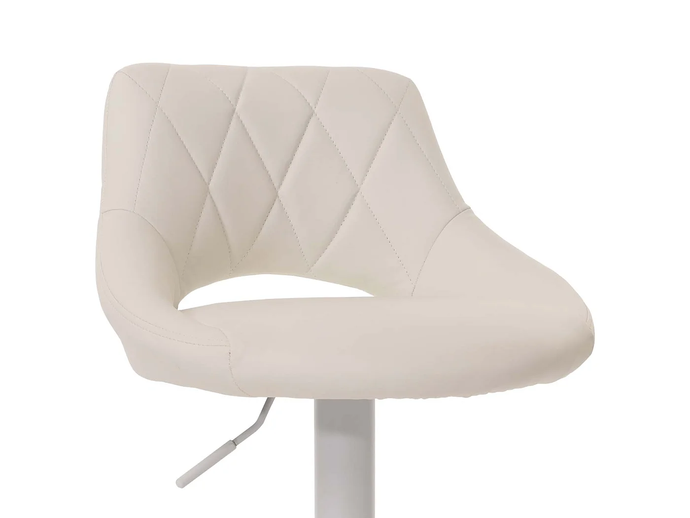 Set of 2 bar stools MCW-N64,  white
