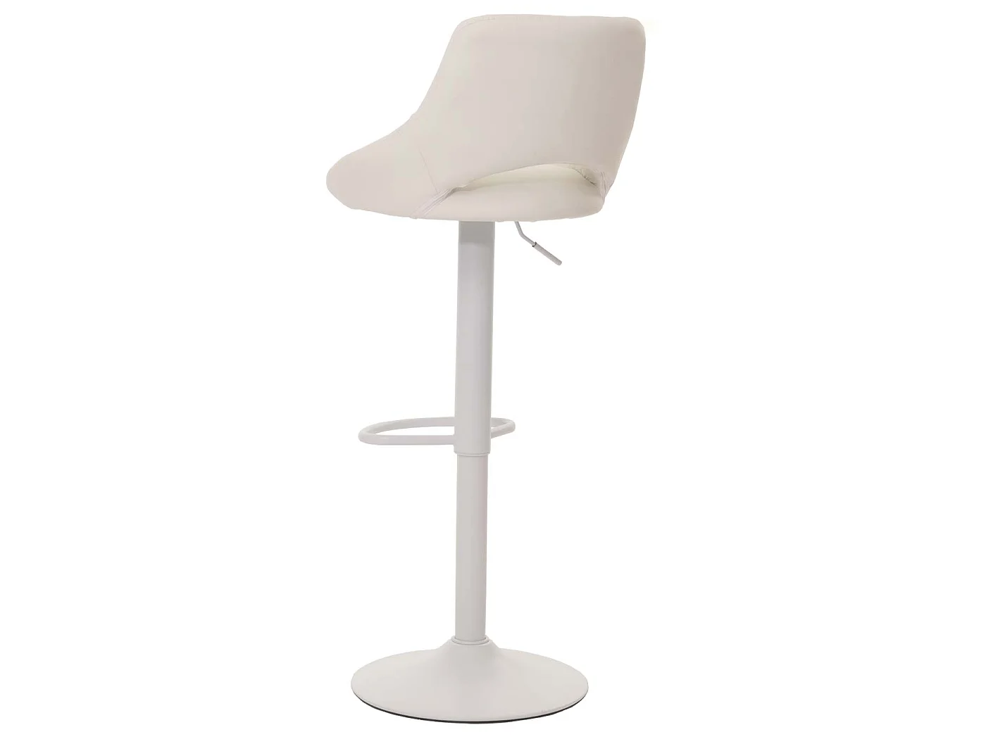 Set of 2 bar stools MCW-N64,  white