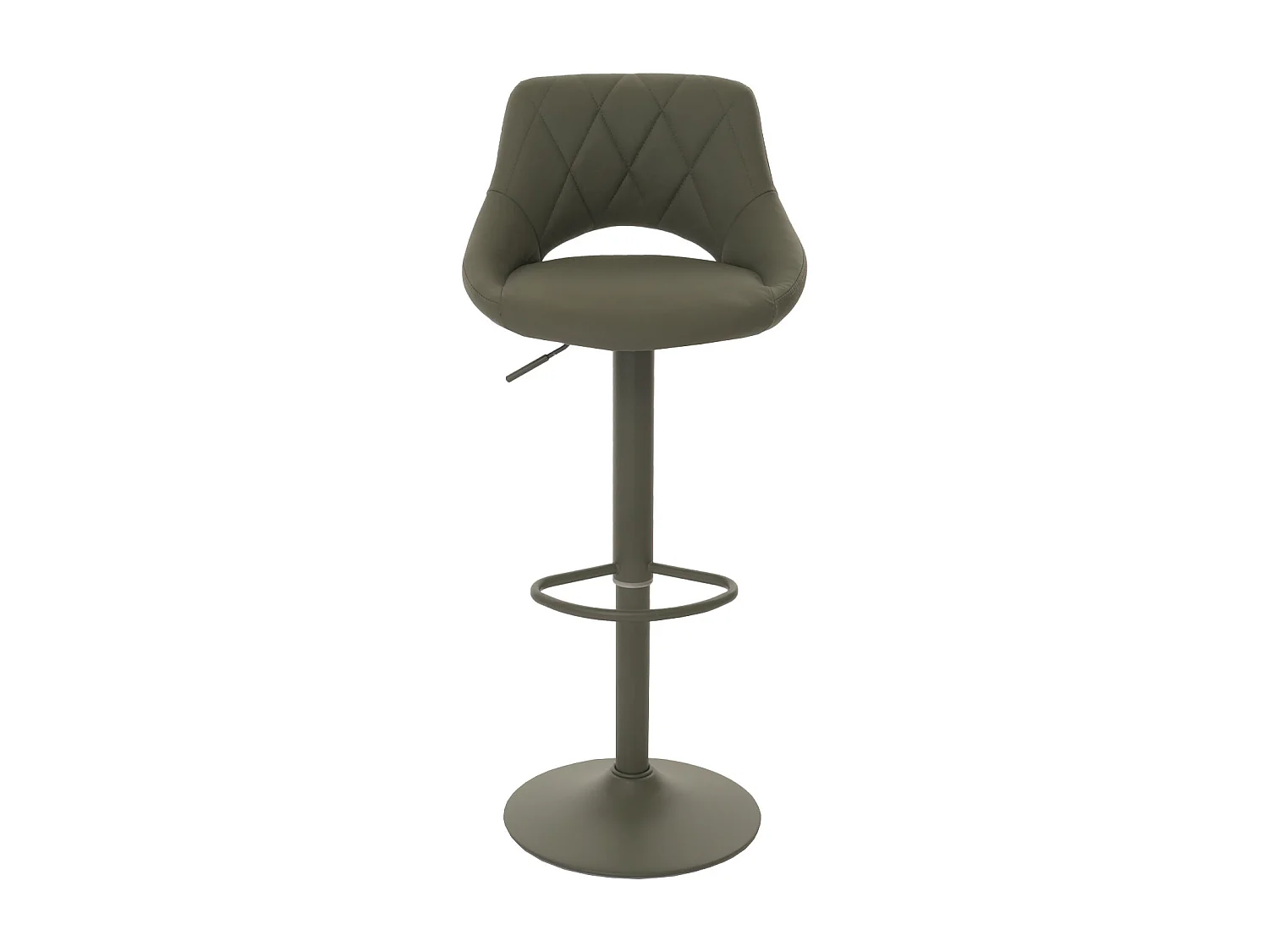 Lot de 2 tabourets de bar MCW-N64,  vert