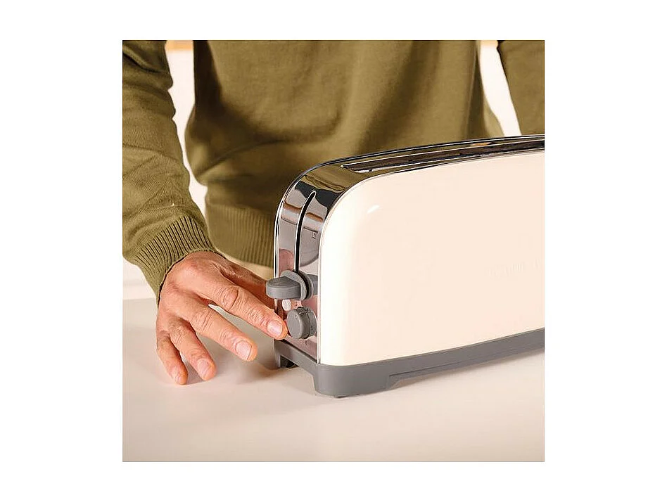 GRILLE PAIN VINTAGE 850W ACIER 6 TH° CREME INOX TAURUS - 960658000