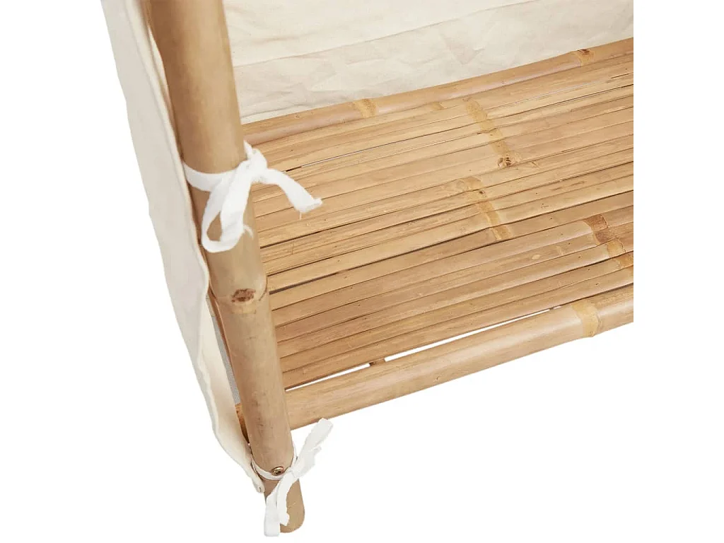 Garde-robe 110x45x170 cm bambou