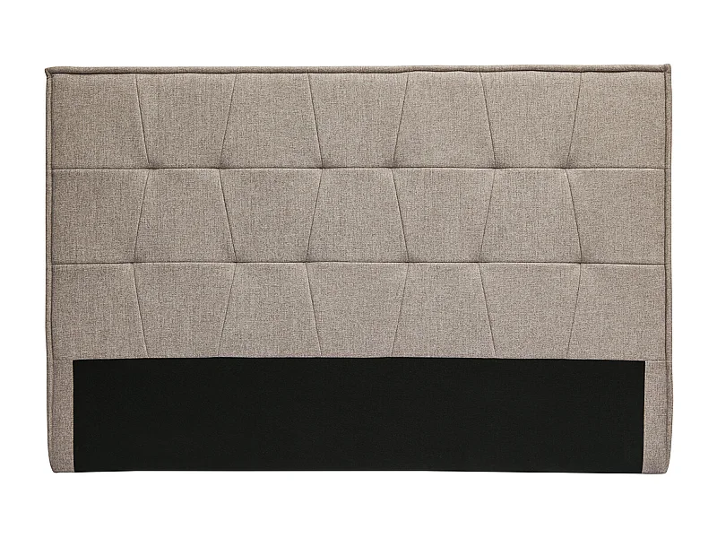 Tête de lit en tissu taupe L170 cm SUKA