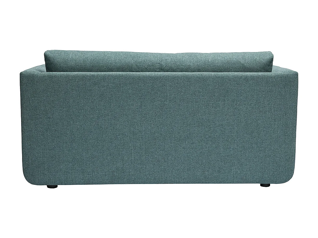 Sofá cama de 2 plazas de tela verde gris LEON