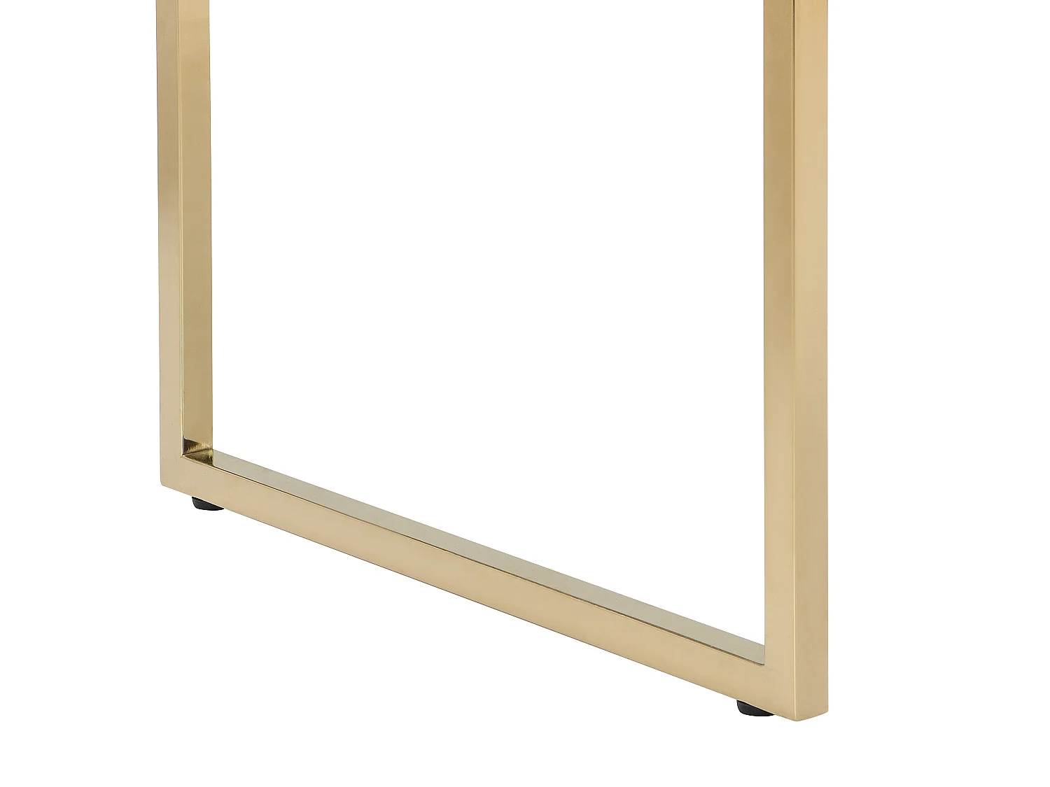 Scrivania con 3 cassetti MDF laccato e Metallo Bianco e Dorato - TIMFIA II di Pascal Morabito