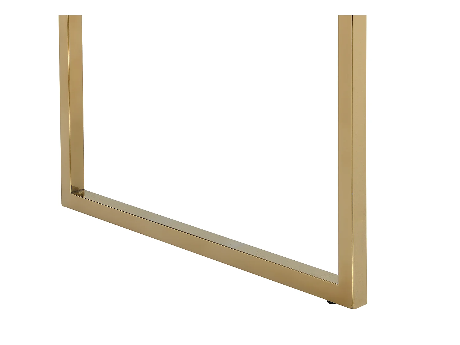 Skrivebord med 2 skuffer - MDF og metal - Beige og gyldent - MASON af Pascal Morabito