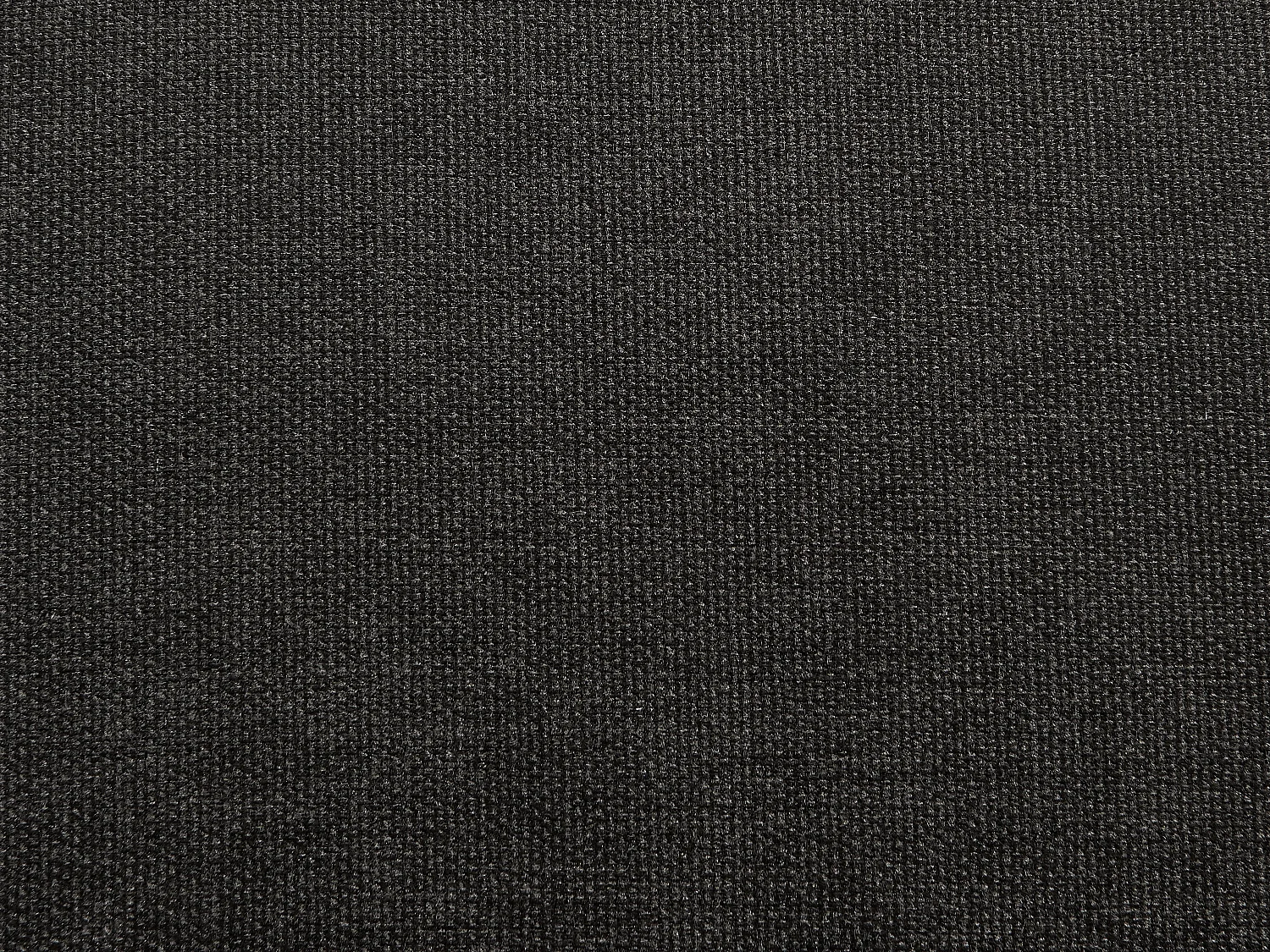 Lot de 2 chaises en tissu et métal - Noir - TANURY