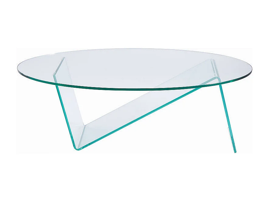 Couchtisch - Sicherheitsglas - Transparent - ELOWEN