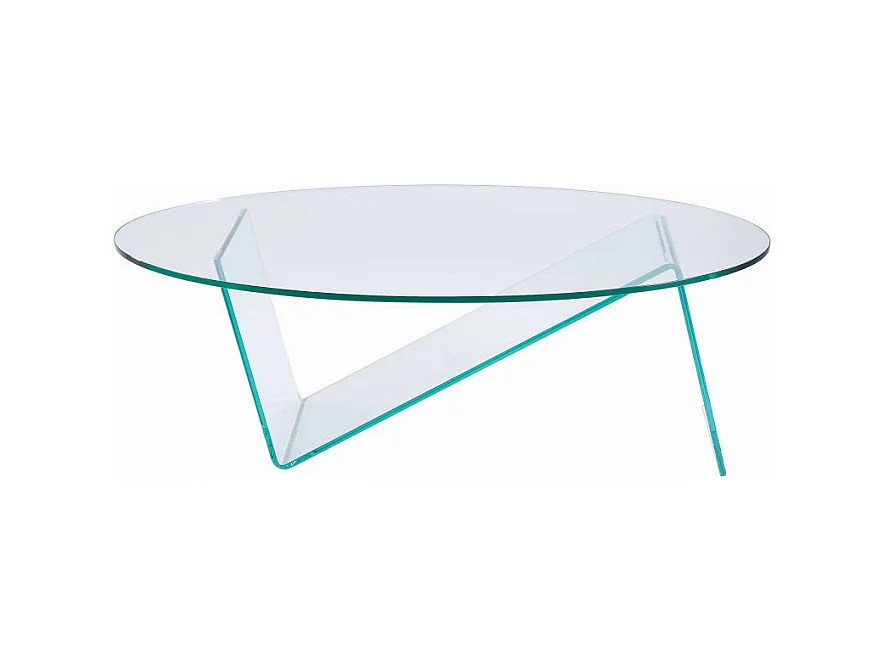 Couchtisch - Sicherheitsglas - Transparent - ELOWEN