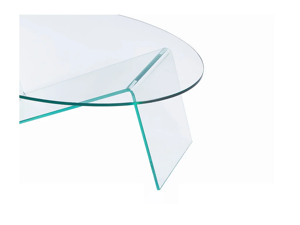 Couchtisch - Sicherheitsglas - Transparent - ELOWEN