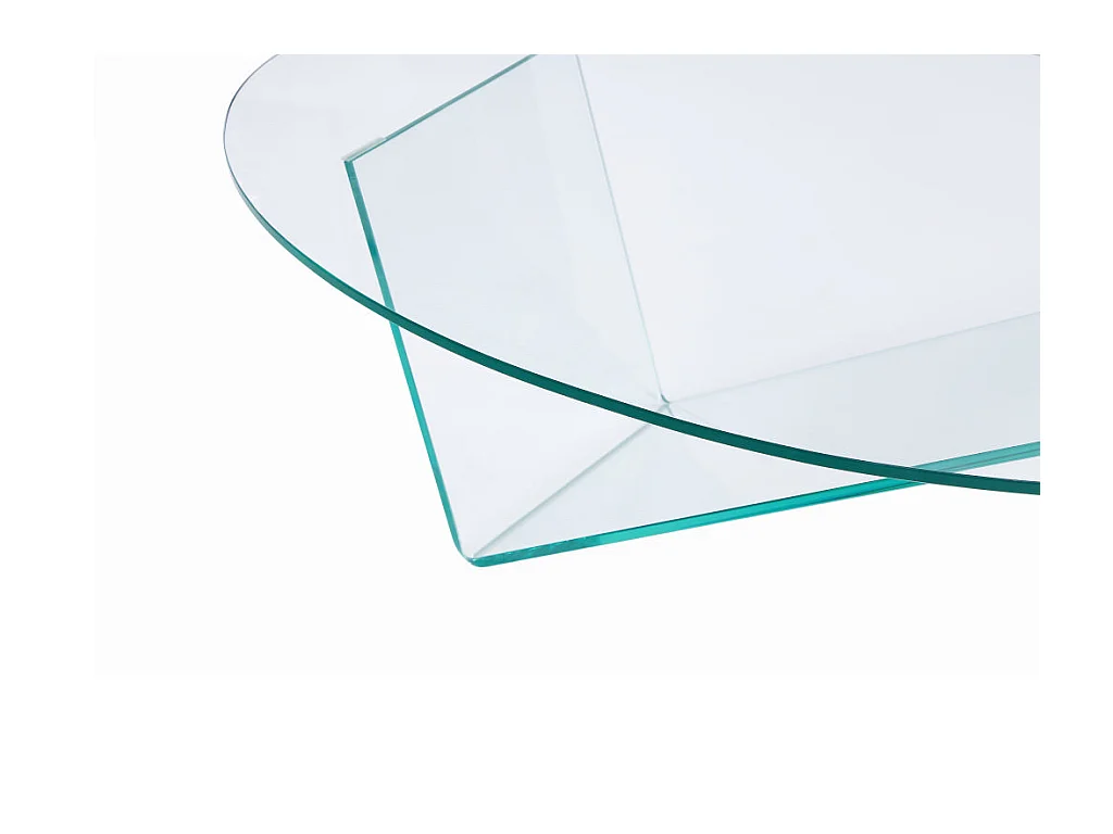 Couchtisch - Sicherheitsglas - Transparent - ELOWEN