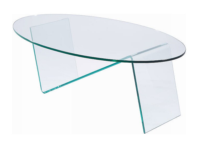 Couchtisch - Sicherheitsglas - Transparent - ELOWEN günstig online kaufen