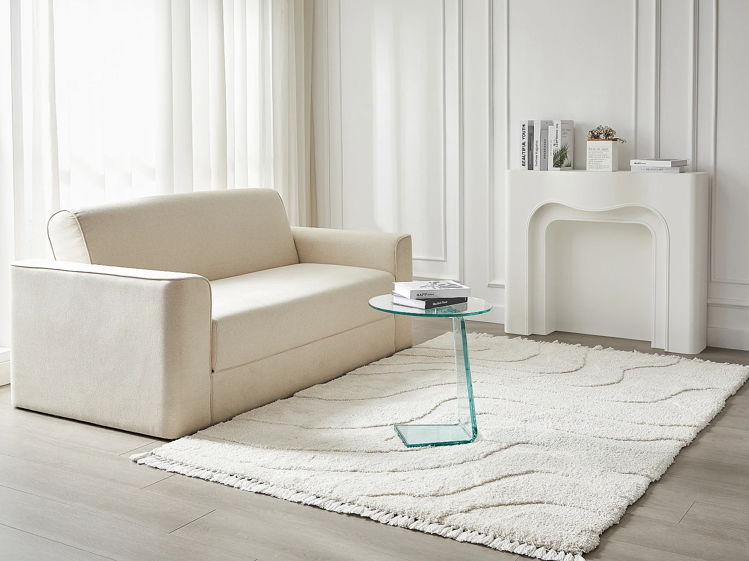 Tavolo supplementare in vetro temperato  - ERVILA