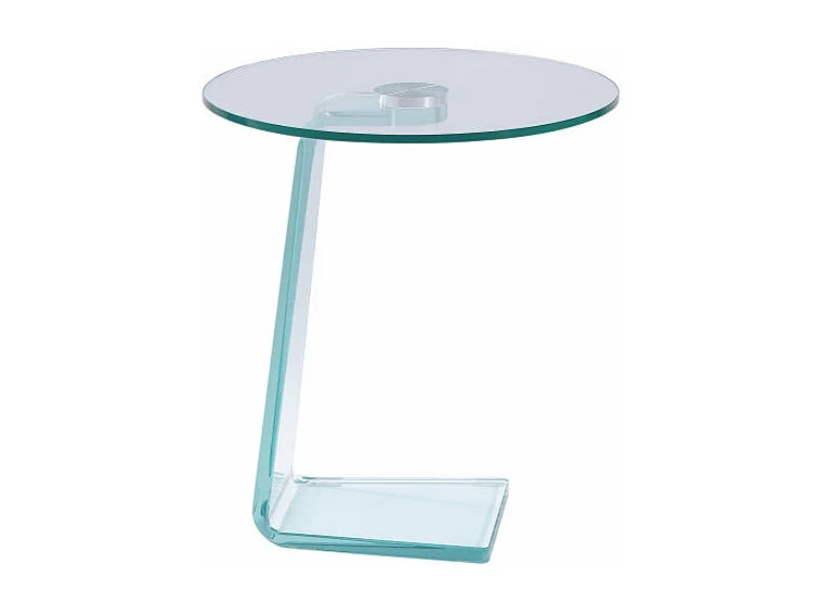 Table d'appoint en verre trempé - ERVILA