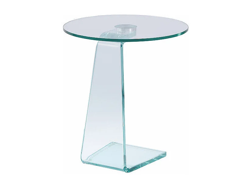 Table d'appoint en verre trempé - ERVILA