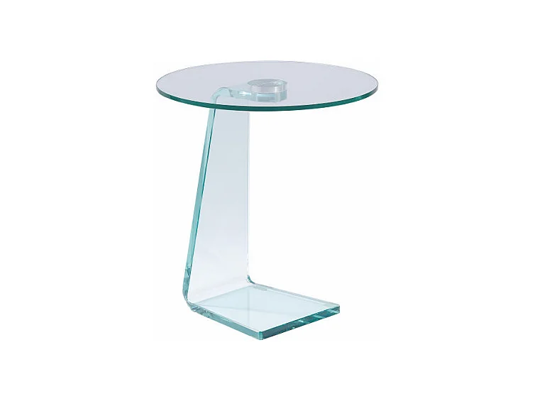 Mesa de apoio em vidro temperado - ERVILA