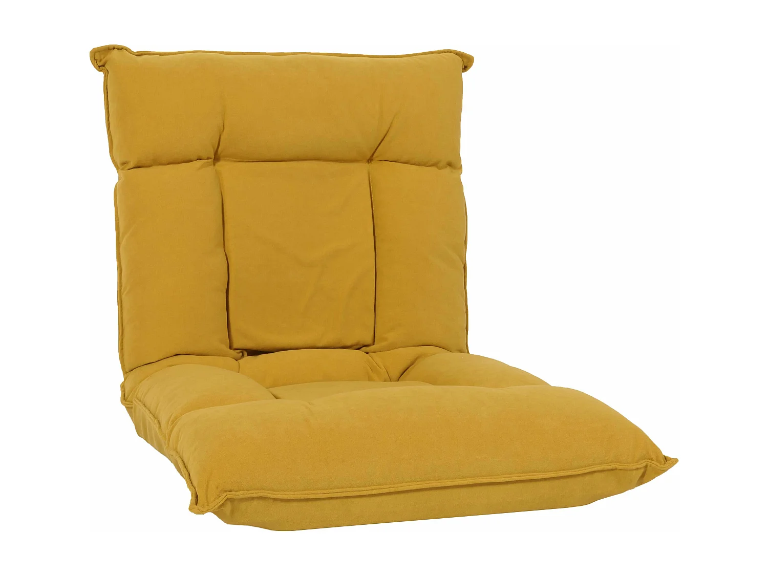 Fauteuil de sol MCW-N44,  jaune