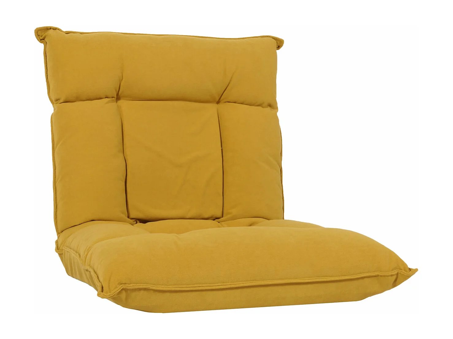 Fauteuil de sol MCW-N44,  jaune