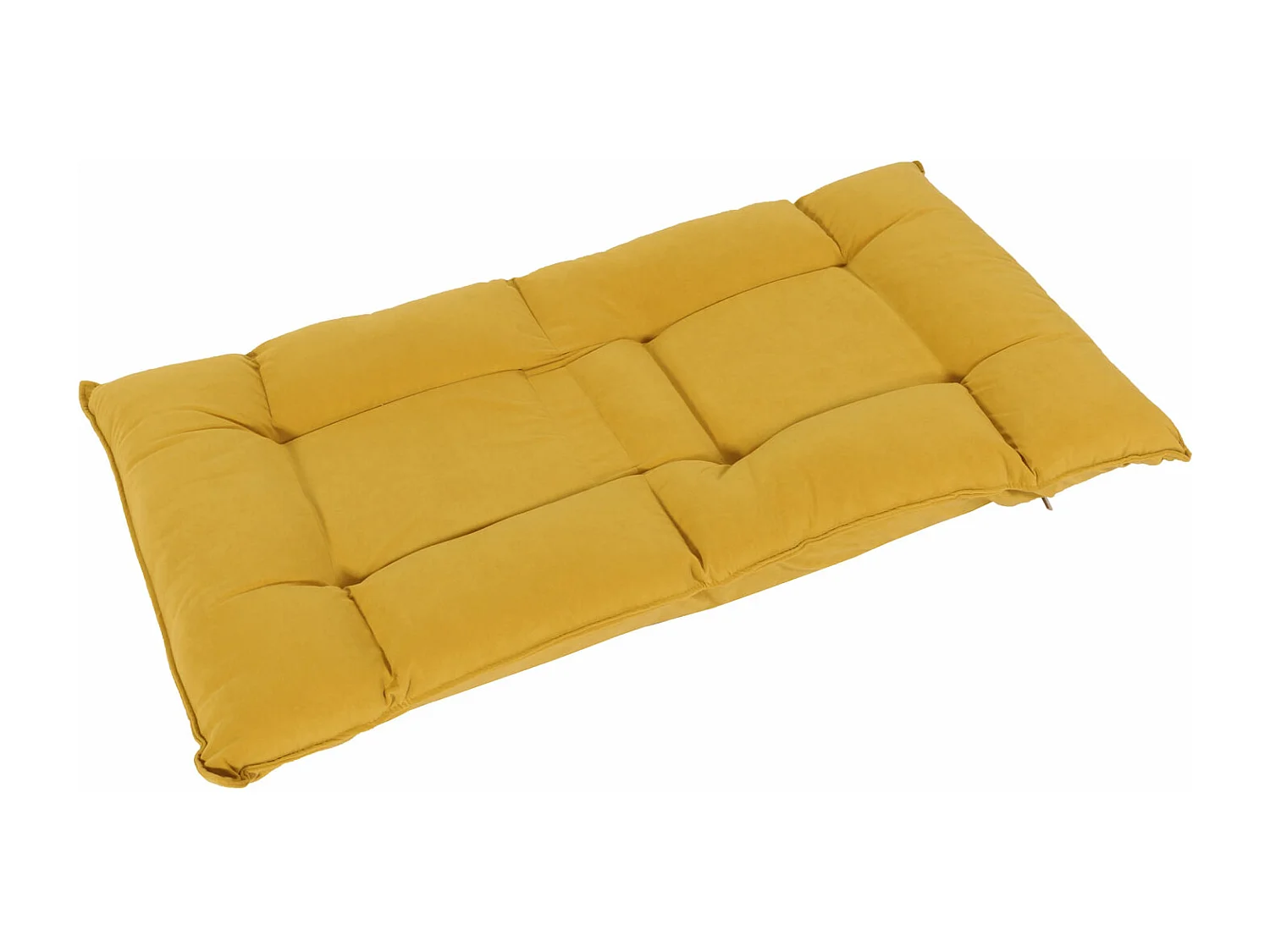 Fauteuil de sol MCW-N44,  jaune