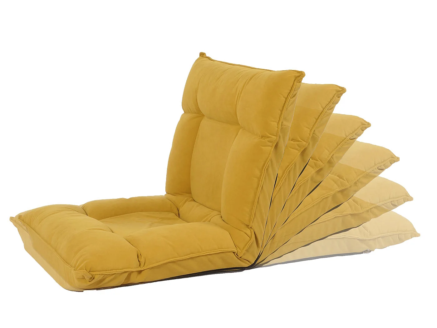 Cadeira de chão MCW-N44,  amarelo