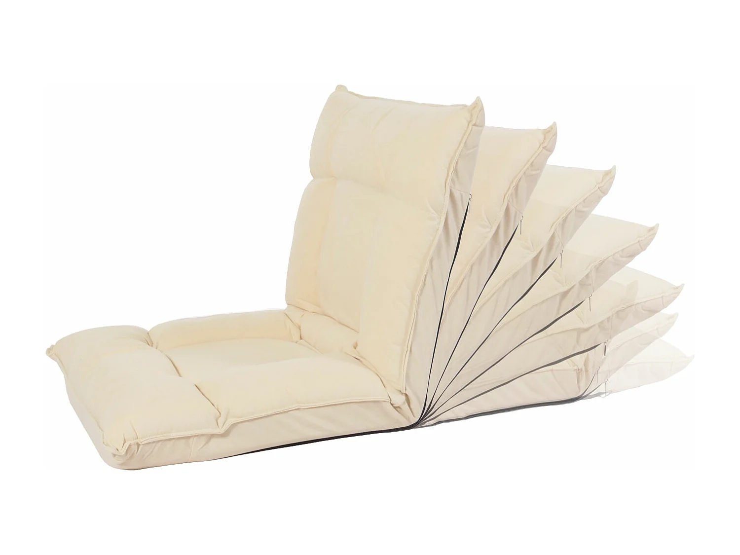 Vloerstoel MCW-N44,  beige