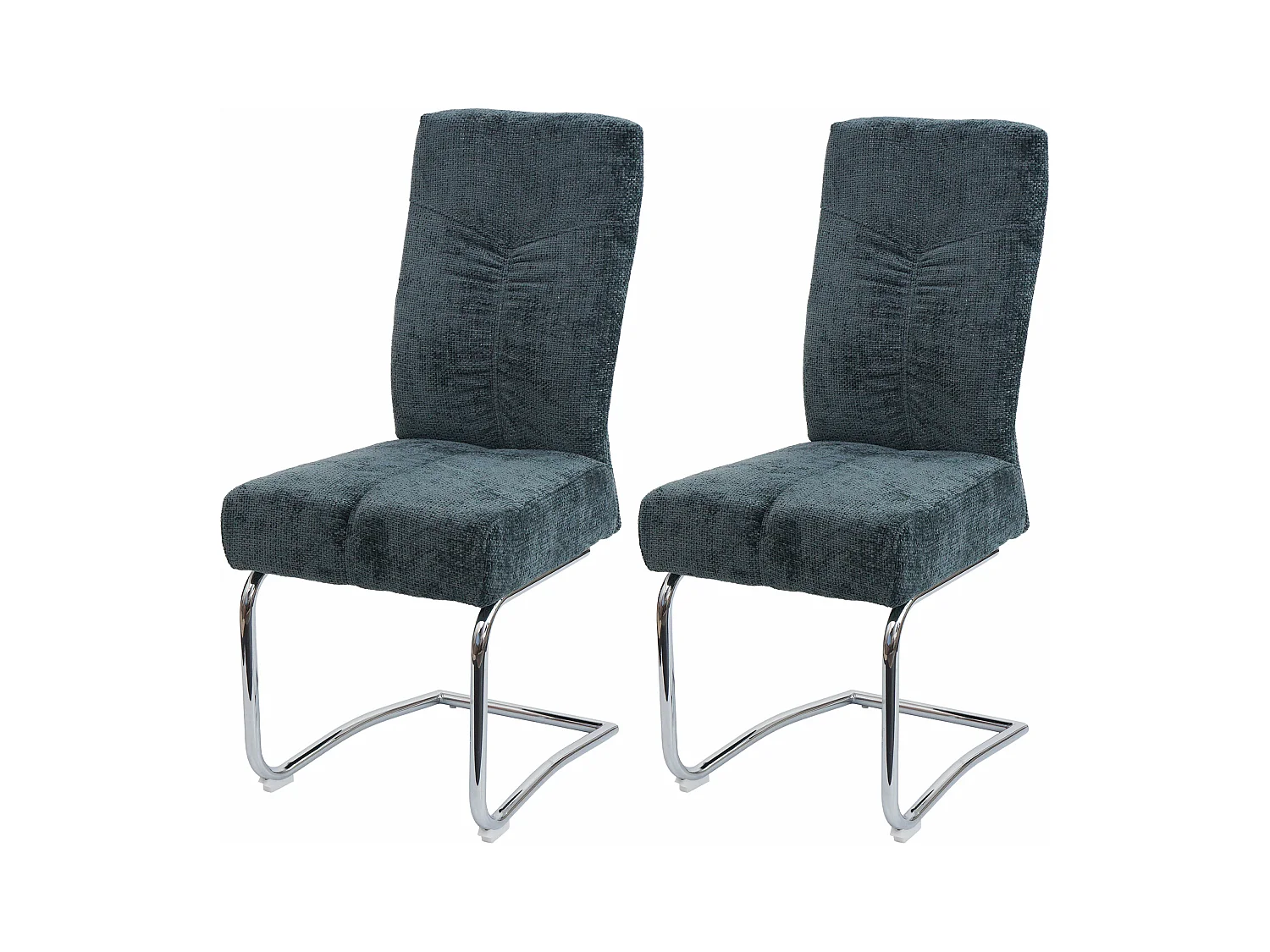 Chaise de salle à manger MCW-G56 (lot de 2),  bleu-vert