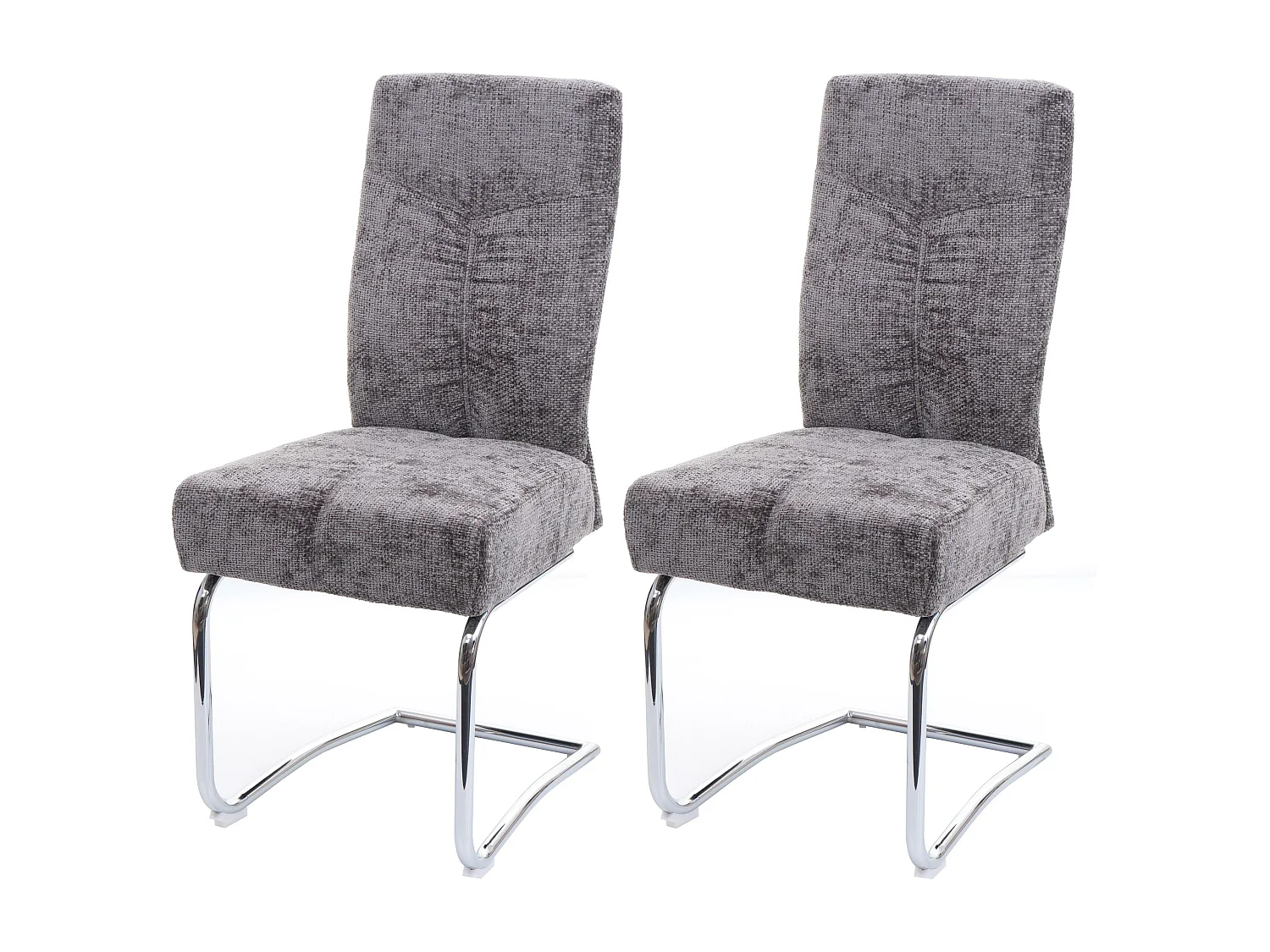 Chaise de salle à manger MCW-G56 (lot de 2),  gris foncé