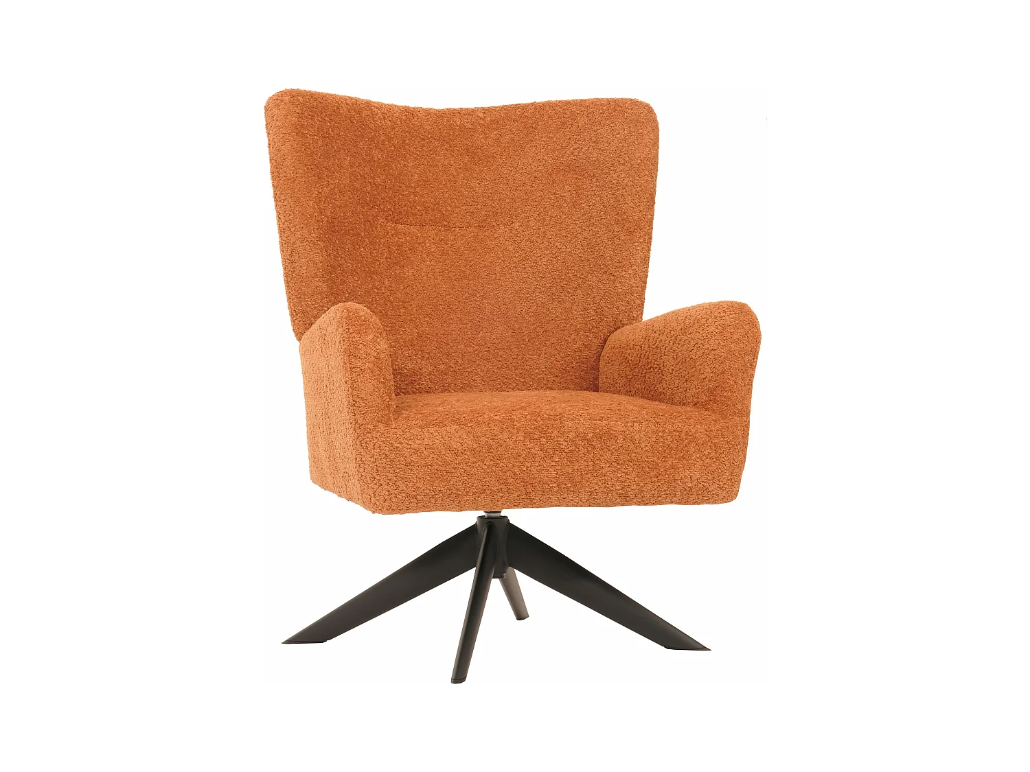 Fauteuil de salon MCW-N65,  terracotta