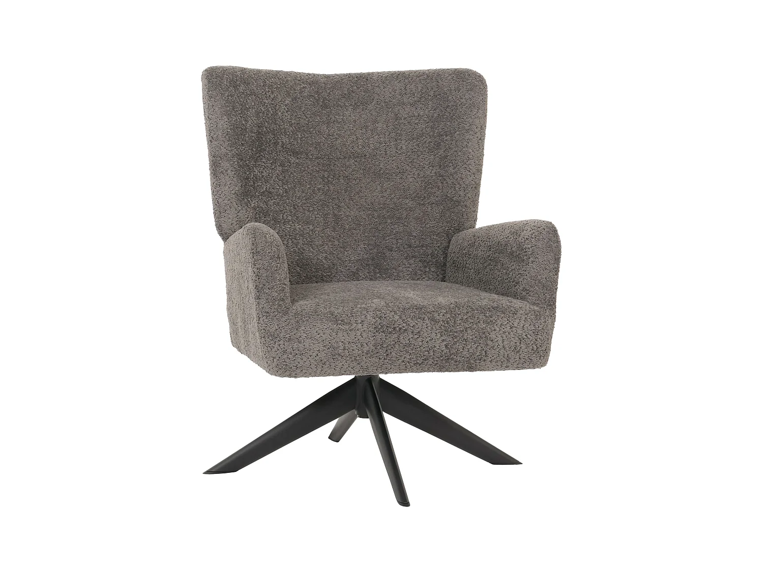 Fauteuil de salon MCW-N65,  gris foncé