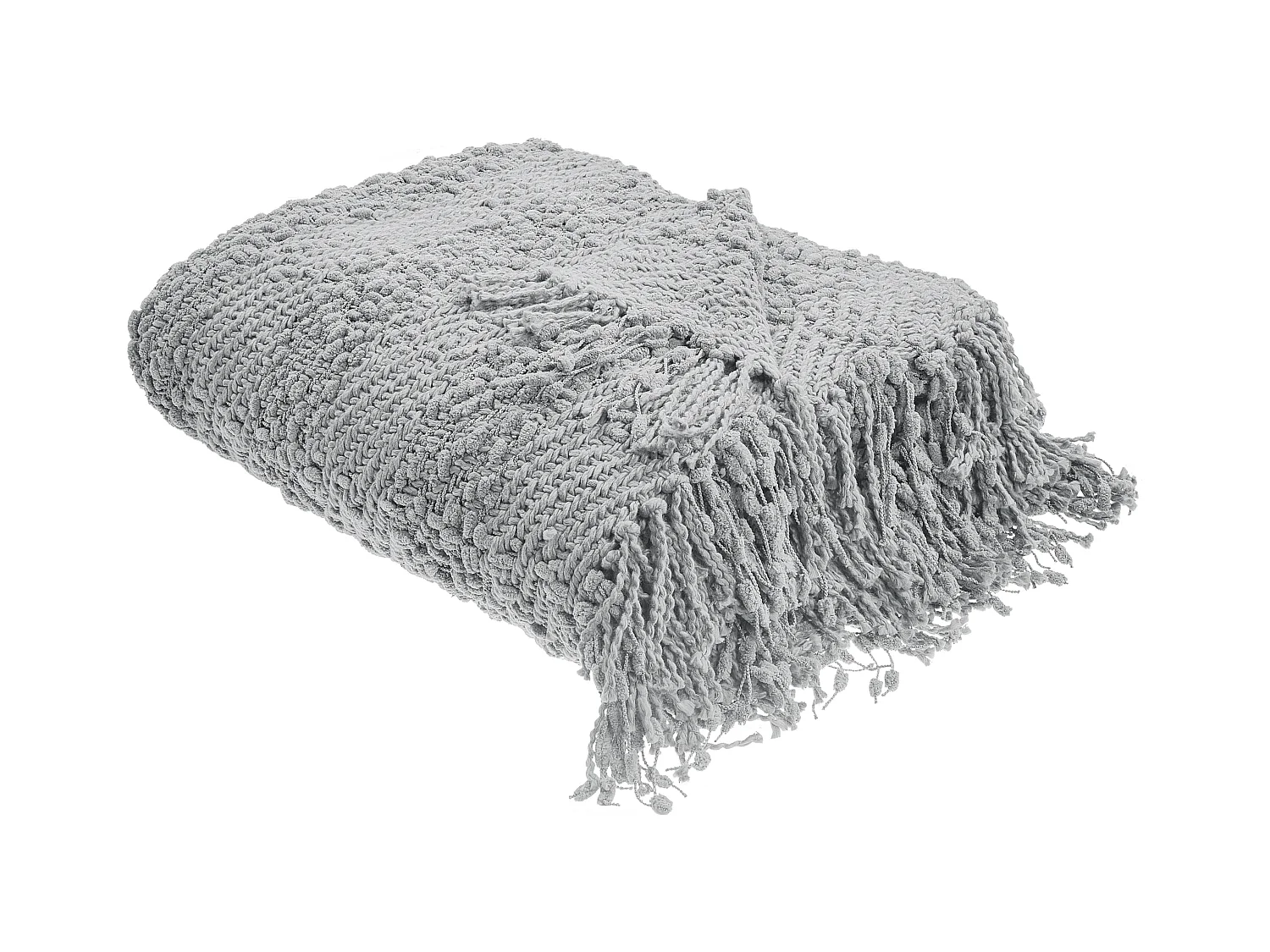 Couverture VELLA Coton 220 x 240 cm Gris