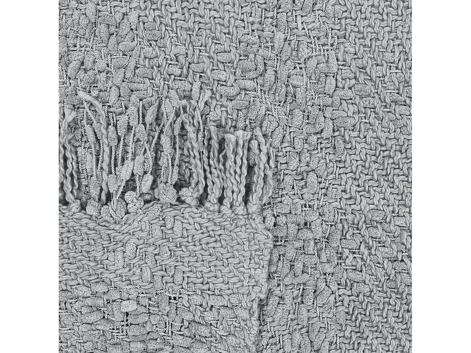 Coperta VELLA Cotone 220 x 240 cm Grigio