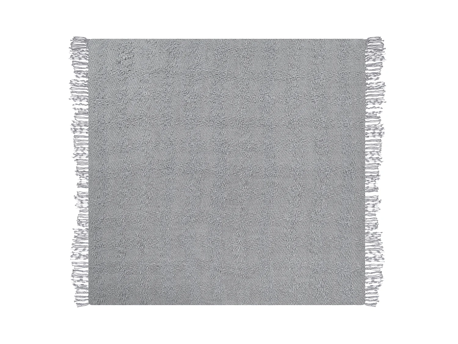 Blanket VELLA Cotton 220 x 240 cm Grey