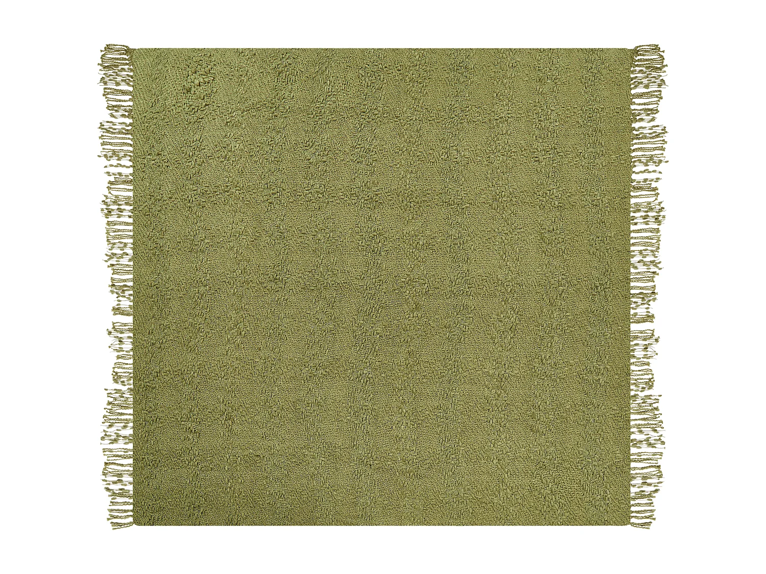 Coperta VELLA Cotone 220 x 240 cm Verde oliva