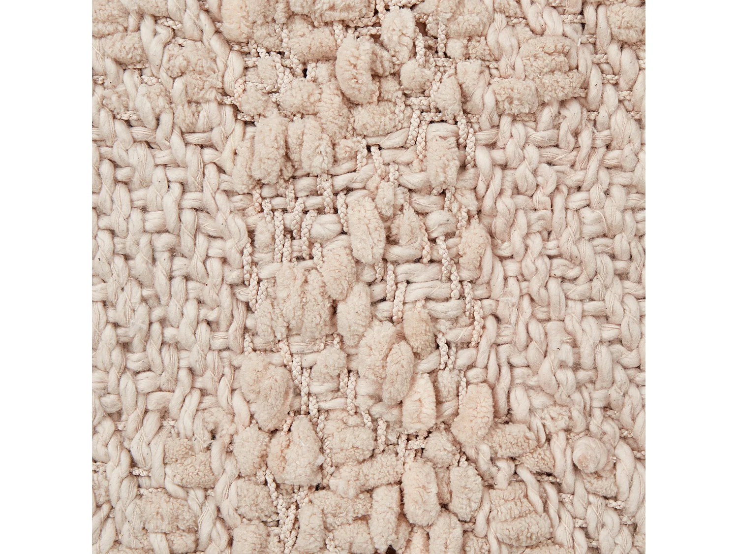Couverture VELLA Coton 220 x 240 cm Beige clair