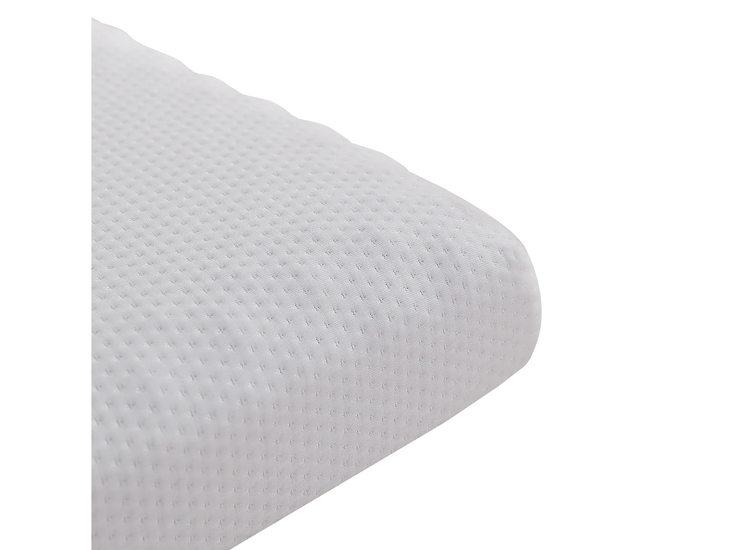 Matras 90x200cm, honingraatstof, Oeko-Tex gecertificeerd, hardheid H3, witte hoes + 23D grijze spons