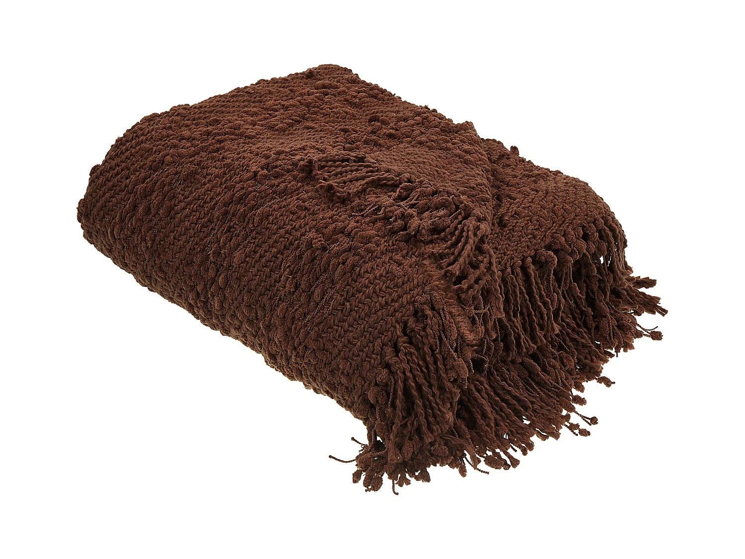 Couverture VELLA Coton 150 x 200 cm Marron