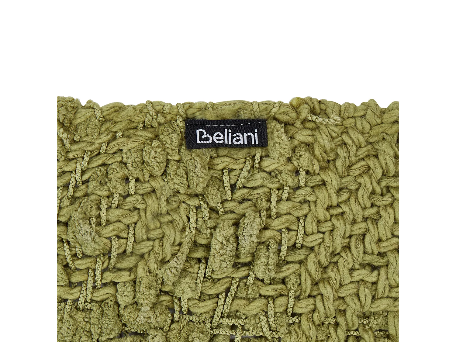 Plaid VELLA Katoen 200 x 220 cm Olijfgroen