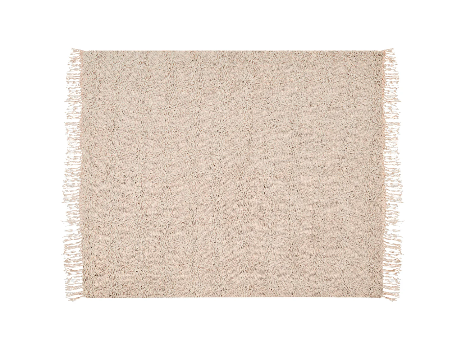 Coperta VELLA Cotone 200 x 220 cm Beige chiaro